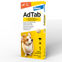ADTAB 225 MG - 1 COMPRIMAT MASTICABIL PENTRU CÂINI (5.5 KG - 11 KG)