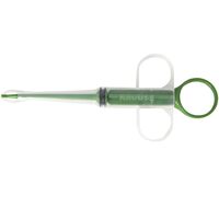 Dispozitiv de administrat tablete animalelor cu piston, varf din cauciuc moale