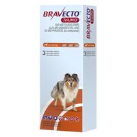 BRAVECTO TRIUNO CAINE 100 MG (5 - 10 KG) - 3 TABLETE MASTICABILE