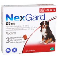 Nexgard Large Dog Caine XL (25-50 Kg) - 3 Comprimate
