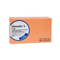 VETMEDIN 5 MG - 100 TABLETE MASTICABILE
