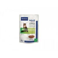 Virbac - Veterinary Cat Adult Neutered Salmon chunks in gravy - 12 plic x 85 g