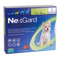 NEXGARD Spectra Dog Caine M (7.5-15 Kg) - 3 Comprimate