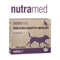 Nutramed – sprijin veterinar cu acțiune multiplă pentru animalele de companie în vârstă
