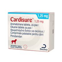CARDISURE 1.25 MG - 100 TABLETE PALATABILE