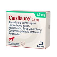 CARDISURE 2.5 MG - 100 TABLETE PALATABILE