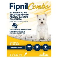 FIPNIL COMBO CAINE DOG S (2-10 KG) - 3 PIPETE