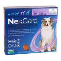 NEXGARD Spectra Dog Caine L (15-30 Kg) - 3 Comprimate