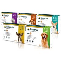 SIMPARICA 80 MG (20-40 KG) - 3 TABLETE
