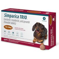 SIMPARICA TRIO CAINI 12 MG (5-10 KG) - 1 COMPRIMAT MASTICABIL