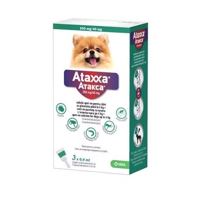 ATAXXA DOG CAINE 40 (<4 KG) - 1 PIPETA