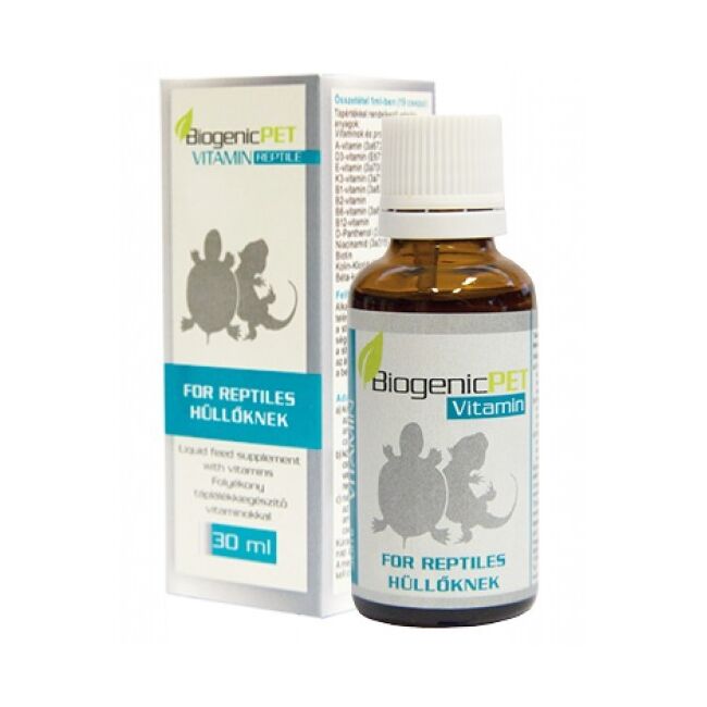 BiogenicPET Vitamin Reptile - supliment alimentar pentru reptile - 30 ml