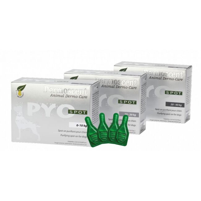 Dermoscent PYO Spot Caine 0-10 KG - 4 Pipete