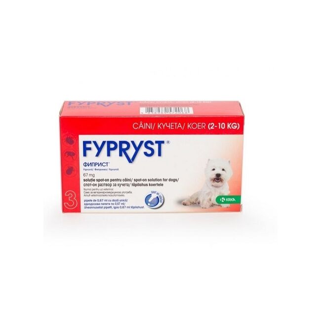 FYPRYST CAINE DOG S 67 MG (2-10 KG) - 3 PIPETE