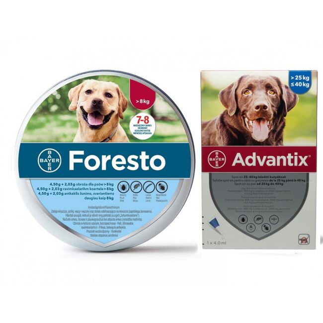 Foresto L + Advantix 25-40 KG PACHET