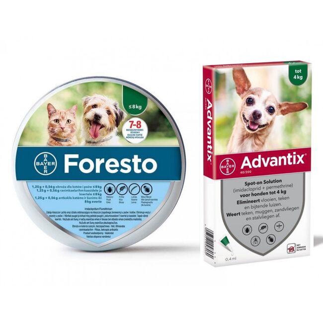 Foresto S + Advantix Sub 4 KG PACHET