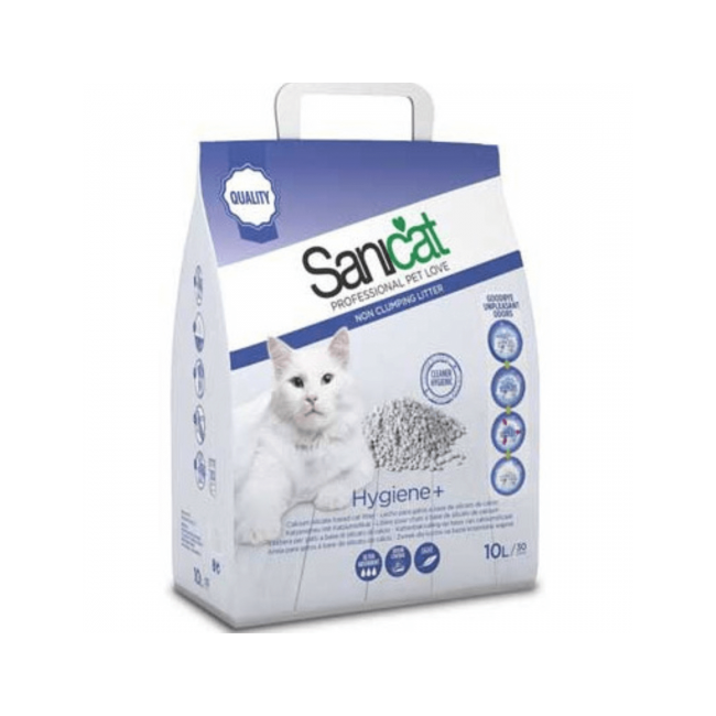 Nisip pentru litiera SANICAT HYGIENE plus - 10 L