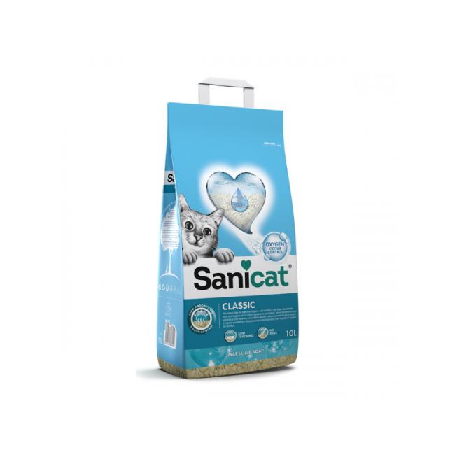 Nisip pentru litiera Sanicat Classic Marseille - 10 L