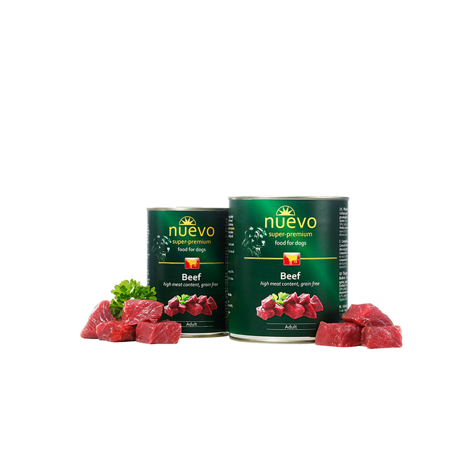 Nuevo Dog Adult Grain Free cu Vita - Conserva 800g