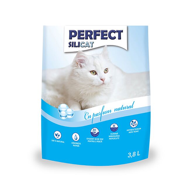 Perfect SiliCat cu parfum natural - 3,8 litri