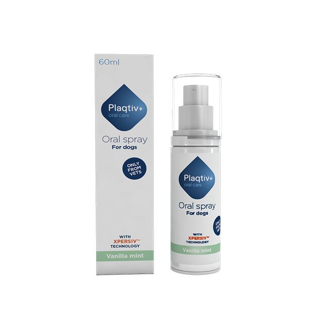 Plaqtiv+ Oral Care – Spray bucal pentru caini 60 ml