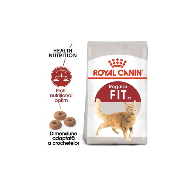 Royal Canin Fit32 Adult hrana uscata pisica, activitate fizica moderata -  15 kg