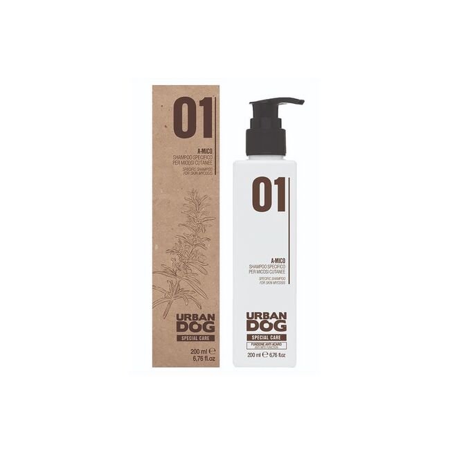 SAMPON PENTRU CAINI URBAN CARE 01 MICOZE &amp; MALASSEZIA 200 ML