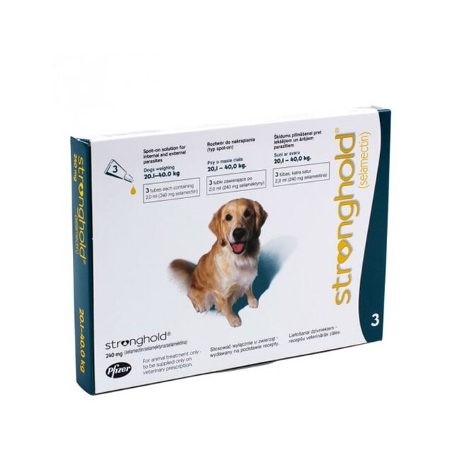 STRONGHOLD CAINE 240MG (20,1 - 40 KG) - 3 PIPETE