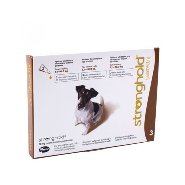 STRONGHOLD CAINE 60MG (5,1 - 10 KG) - 3 PIPETE