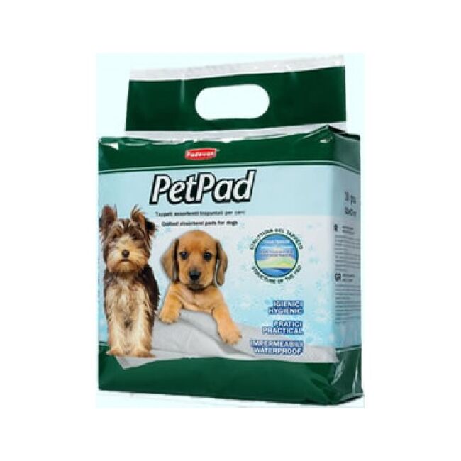 Covorase absorbante pentru caini Padovan 60x60 cm 40 buc