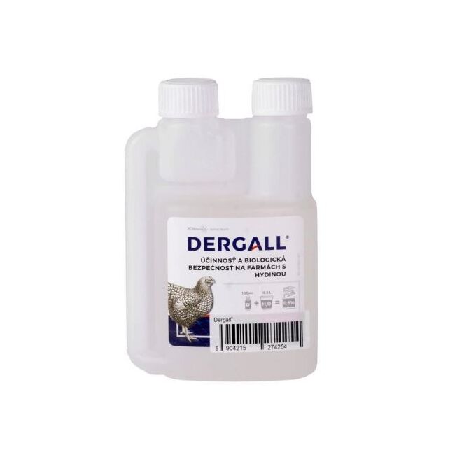 Dergall - 5 L - Solutie pentru deparazitarea externa a gainilor si adaposturilor