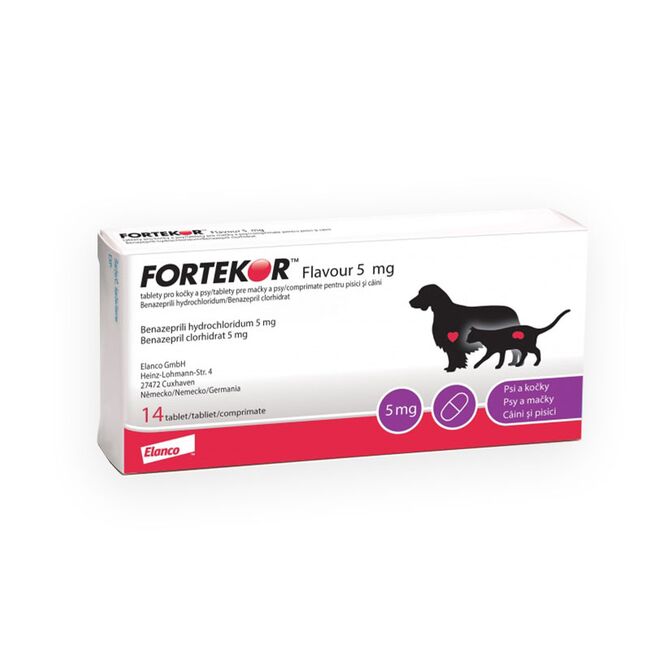 FORTEKOR 5 MG (5-20 Kg) - 14 TABLETE