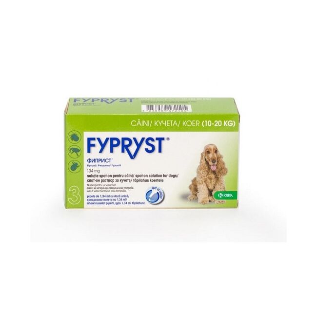 FYPRYST CAINE DOG M 134 MG (10-20 KG) - 3 PIPETE