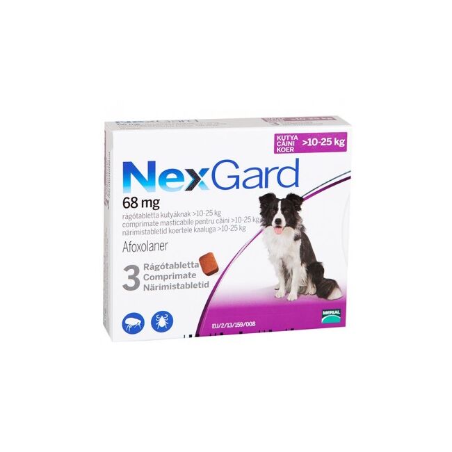 Nexgard Large Dog Caine L (10-25 Kg) - 3 Comprimate