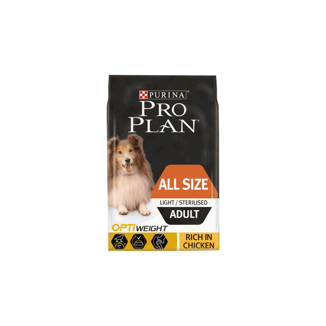 PRO PLAN Dog, Light Weight Management Chicken - 3 kg
