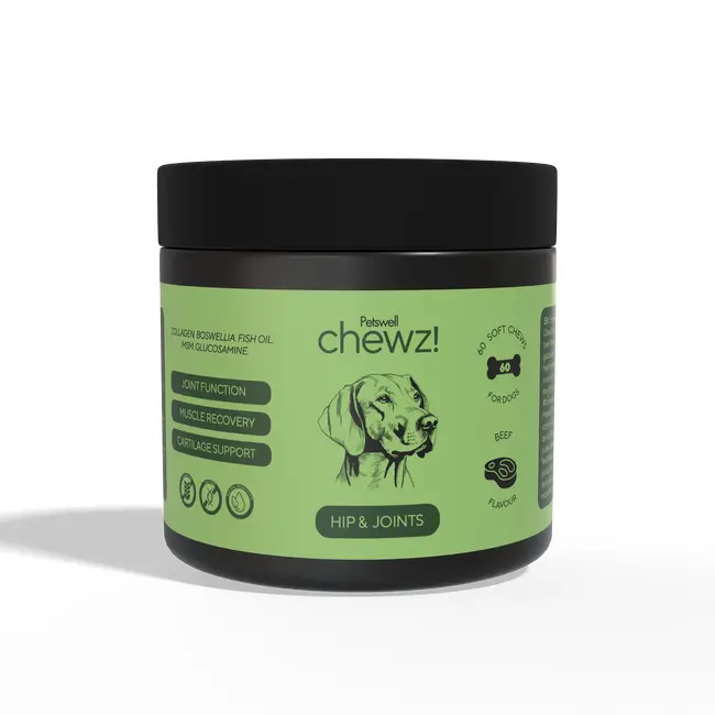 Petswell Chewz Hip and Joints - 60 tablete masticabile