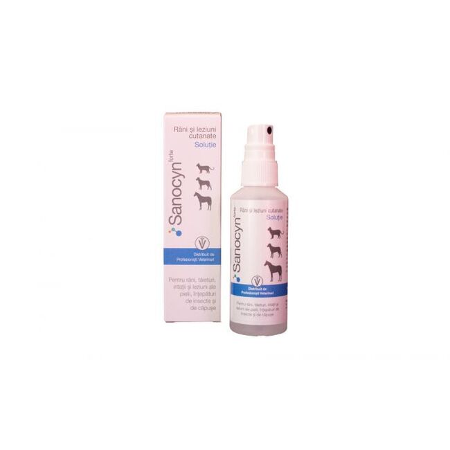 Sanocyn forte Soluție pentru răni și piele - 75 ml