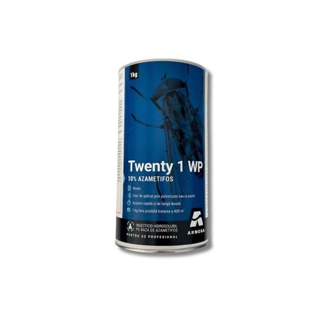 Twenty 1 WP - Insecticid Hidrosolubil Pentru Muște 1000 g