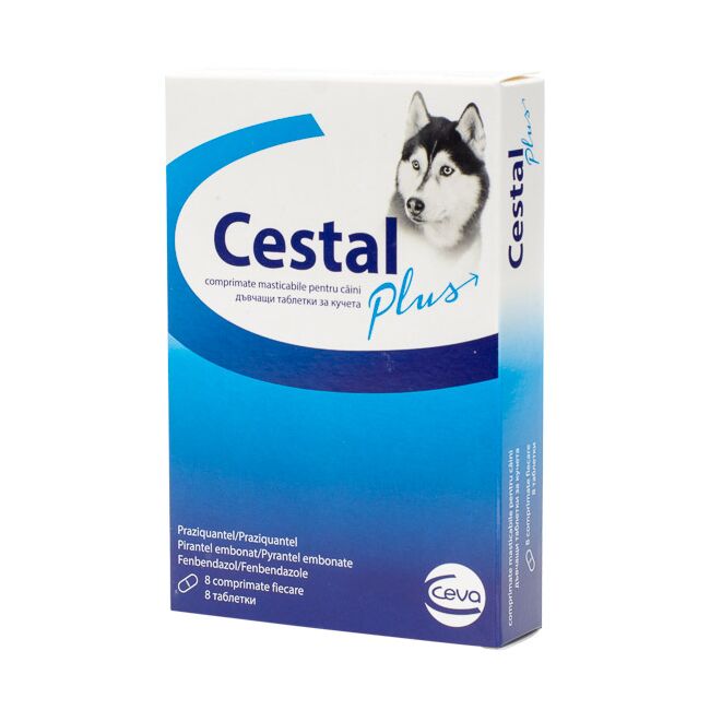 CESTAL DOG PLUS CHEW PENTRU CAINI - 8 TABLETE