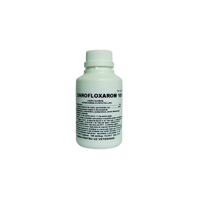 ENROFLOXAROM 10% Solutie orala 100 ml