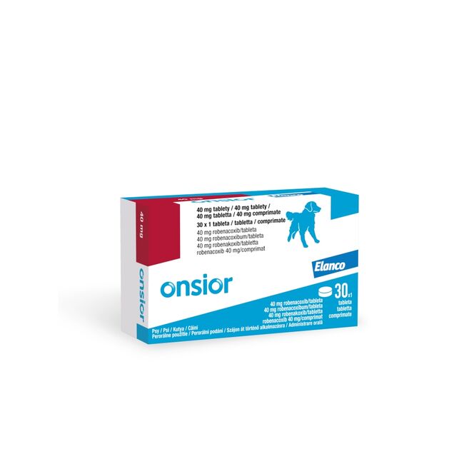 Onsior 40 mg - Caine talie mare (peste 20 kg) - 30 Tablete