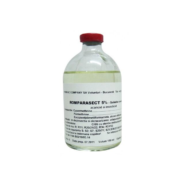 ROMPARASECT 5 % - SOLUTIE CONCENTRATA 100 ML