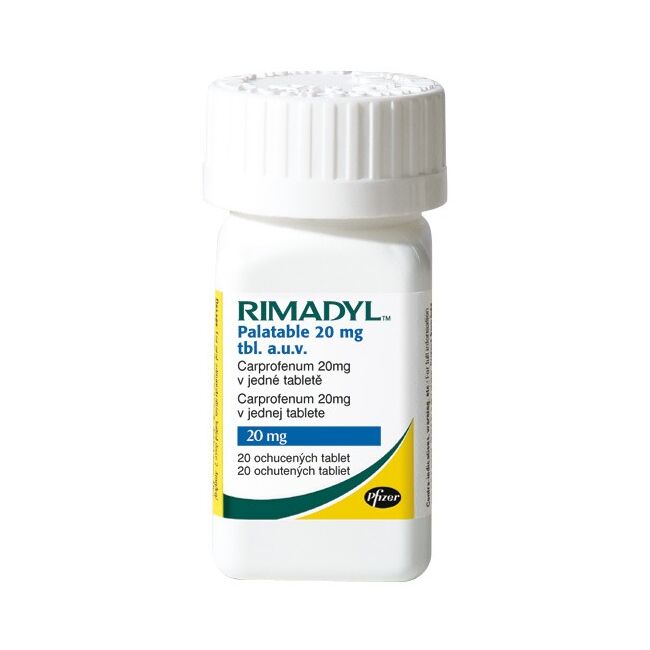 Rimadyl 20 mg - 20 Tablete Palatabile