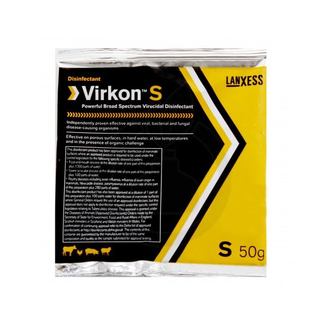 VIRKON S 50 G - DEZINFECTANT VIRUCID BACTERICID FUNGICID