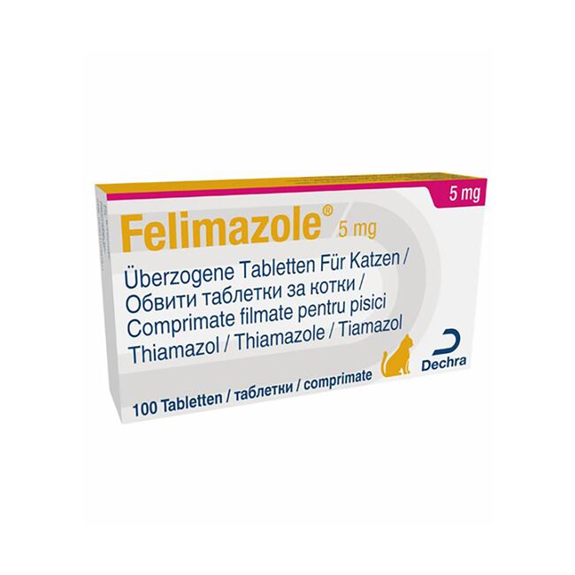 FELIMAZOLE 5 MG - 100 COMPRIMATE