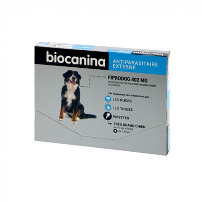 FIPRODOG XL CAINE (40-60 KG) - 3 PIPETE