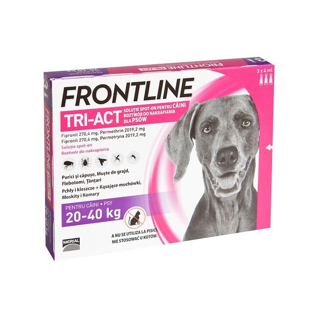 FRONTLINE TRI-ACT L CAINE DOG (20-40 KG) - 1 PIPETA