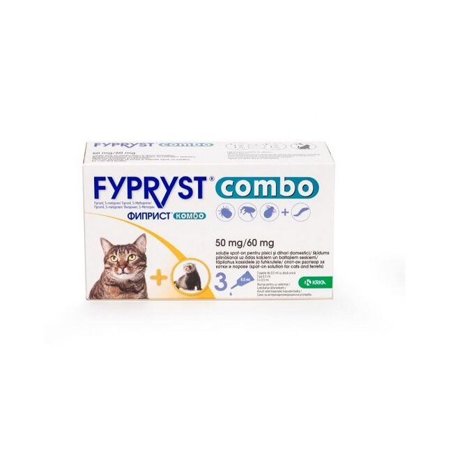 FYPRYST COMBO PISICA CAT 50 MG - 3 PIPETE