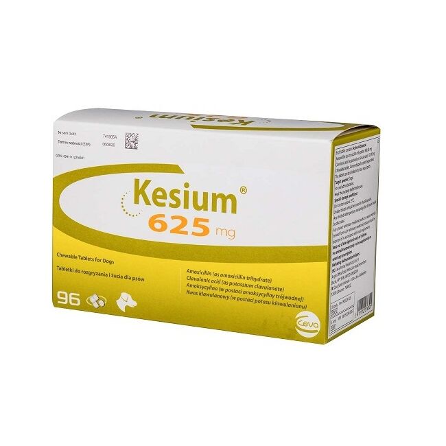 KESIUM 625 MG (AMOXY + ACID CLAVULANIC) - 240 TABLETE PALATABILE