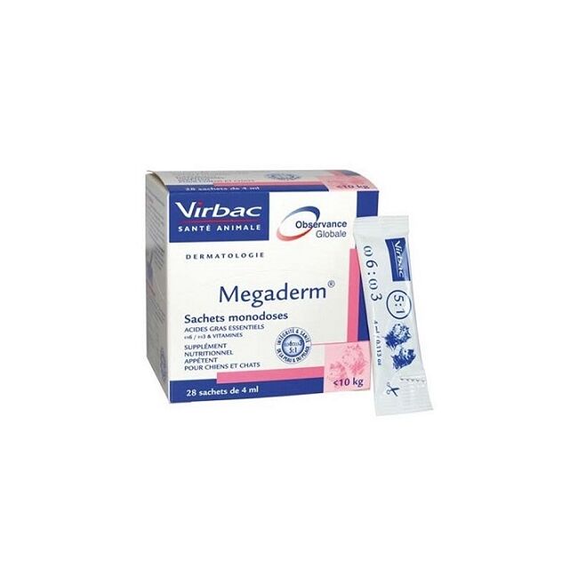 MEGADERM 4 ML x 28 PLICURI (SUB 10 KG)
